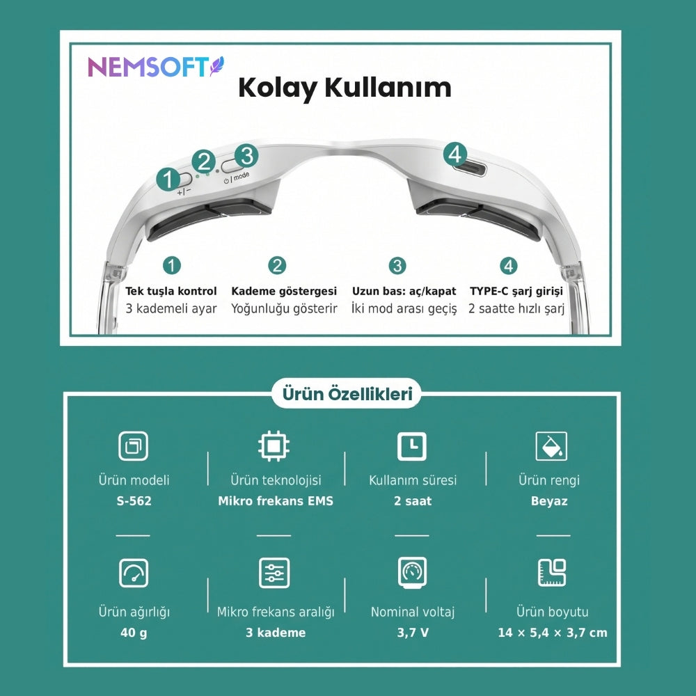 NEMSOFT GÖZ ALTI ONARIM CİHAZI